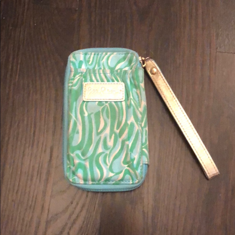 lilly pulitzer wristlet wallet
